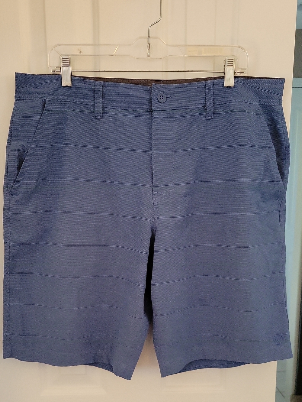 Men's HANG TEN Flat Front Blue Casual Shorts
